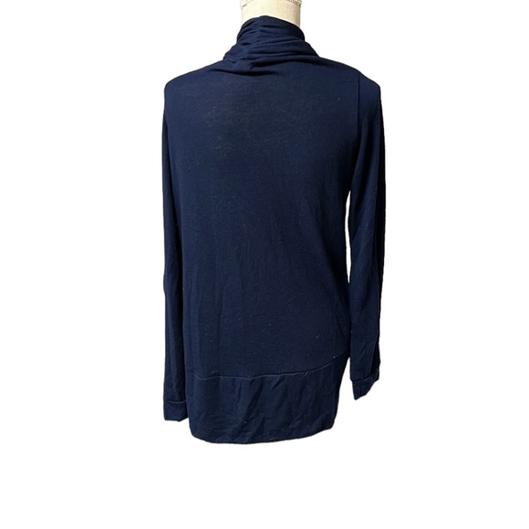 Wet Seal Long Sleeve Cardigan Sweater Blue Juniors Size L - Picture 4 of 6